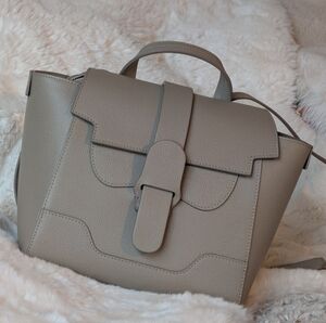 👜 NWOT Senreve Mini Maestra 4-way Convertible Elegant Greige Women's Handbag 💖